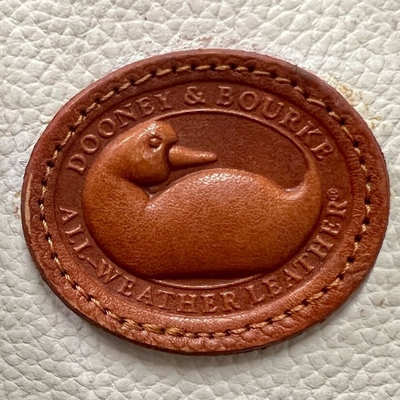 👜 Dooney & Bourke All Weather Leather Satchel – Vintage - Picture 10 of 16